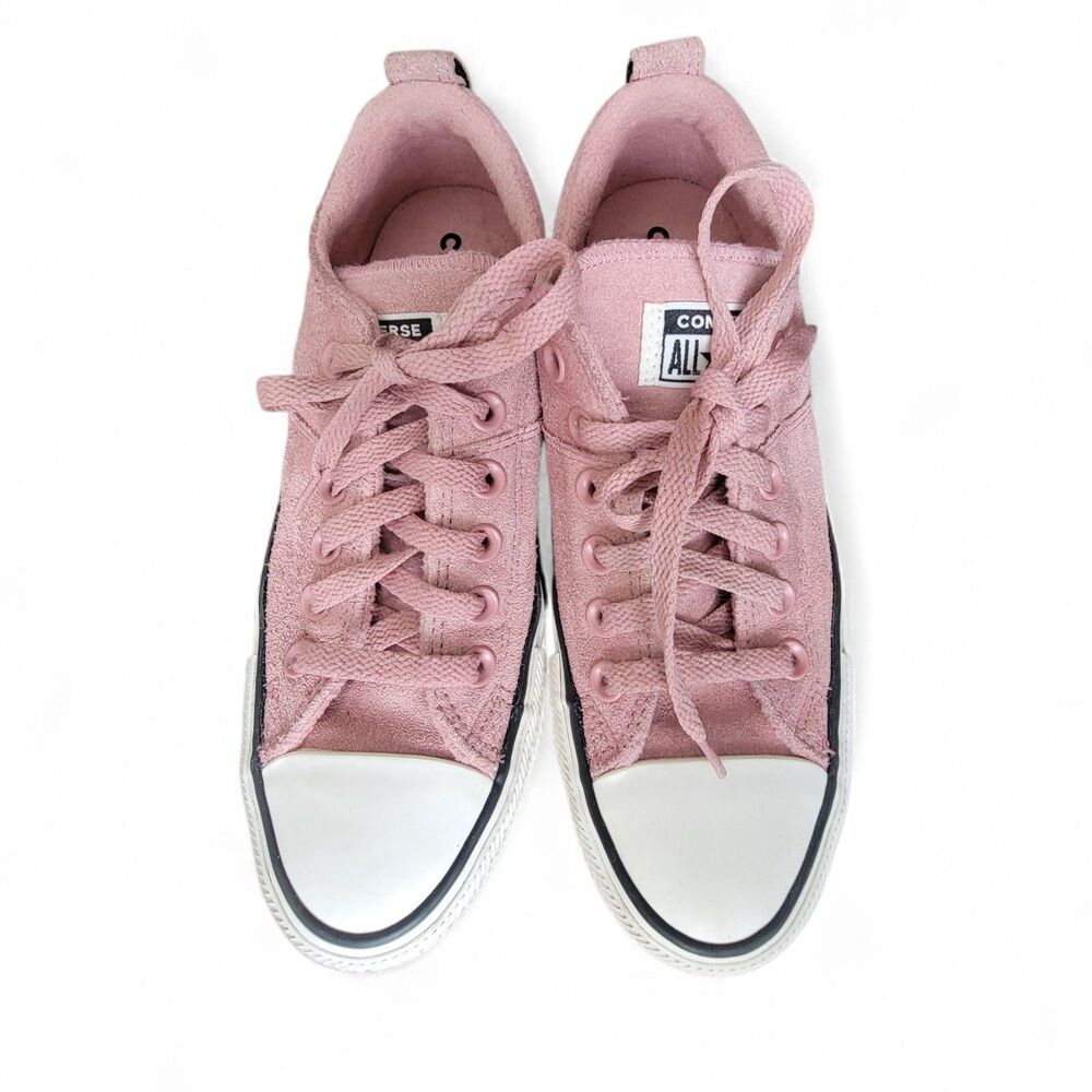 Converse CTAS Madison Ox Sneakers Women's Size 7 Pink Suede Shoes Y2K Indie Punk - Picture 4 of 12